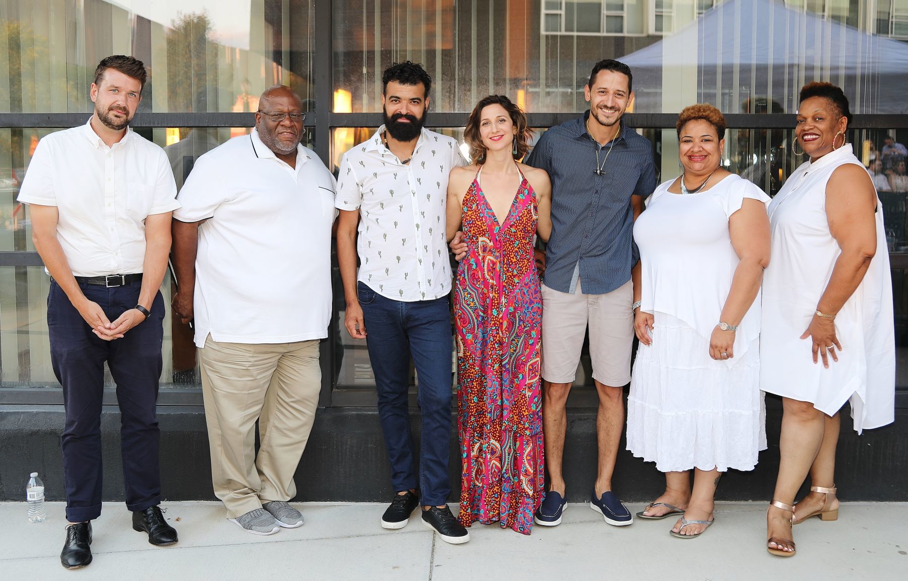 The Eleanor Dubinsky Band: Adam Maness, John King, Wesley Amorim, Eleanor Dubinsky, Benhur Oliveira, Adrianne Felton-King, Anita Jackson